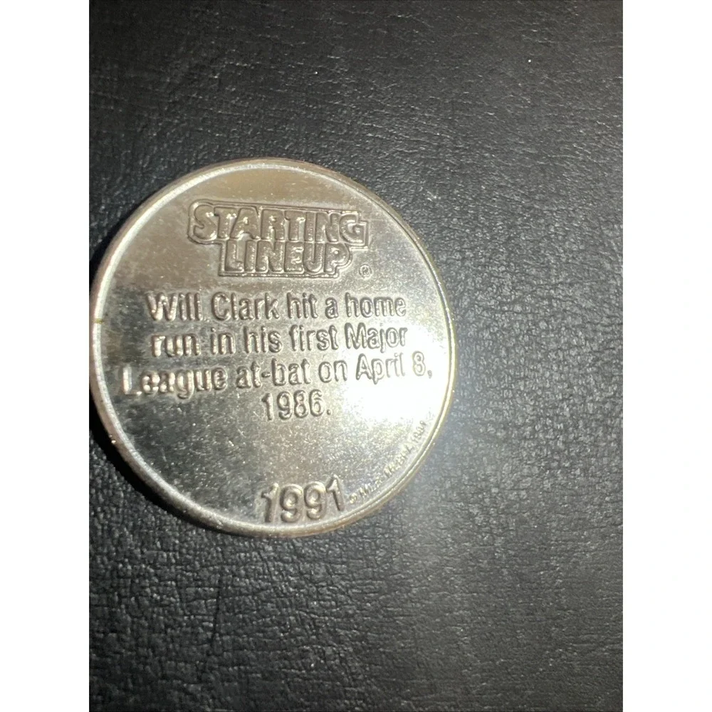 1991 San Francisco Giants Will Clark Starter Coin